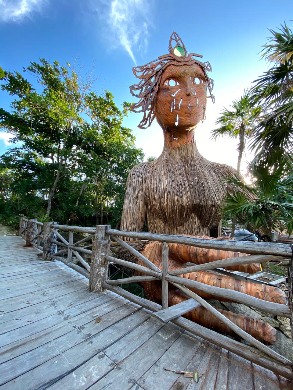 Free-spirited wellness retreat Palmaïa, The House of AïA statue